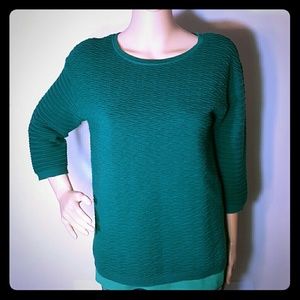 Trouve green knit sweater size S